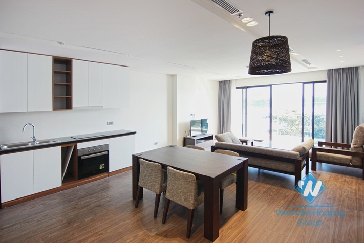 Nice 02-bedroom apartment with lake view in Vu Mien, Tay Ho, Ha Noi for rent
